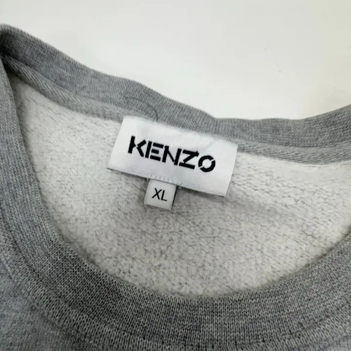 Kenzo KENZO Gray Tiger Graphic Cotton Sweatshirt for Women 0079 Size XL / US 12-14 / IT 48-50 - 5 Thumbnail