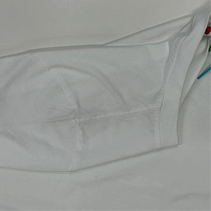Kenzo Kenzo Floral Embroidery White Short Sleeve T-shirt 0079 Size S / US 4 / IT 40 - 6 Thumbnail