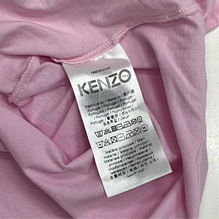 Kenzo KENZO Pink Graphic Short Sleeve T-Shirt 0079 Size M / US 6-8 / IT 42-44 - 3 Thumbnail