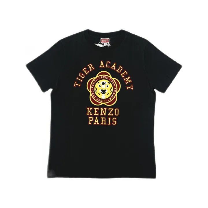 Kenzo Kenzo Tiger Academy Black Graphic T-shirt 0079 Size S / US 4 / IT 40 - 2 Thumbnail