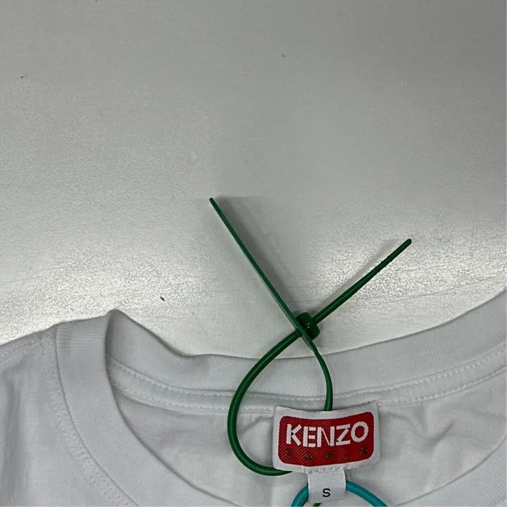Kenzo Kenzo X Nigo White Floral Embroidered T-Shirt 0079 Size S / US 4 / IT 40 - 2 Thumbnail