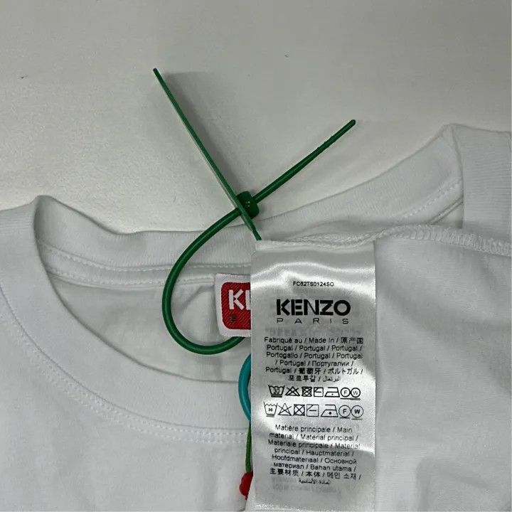 Kenzo Kenzo X Nigo White Floral Embroidered T-Shirt 0079 Size S / US 4 / IT 40 - 3 Thumbnail