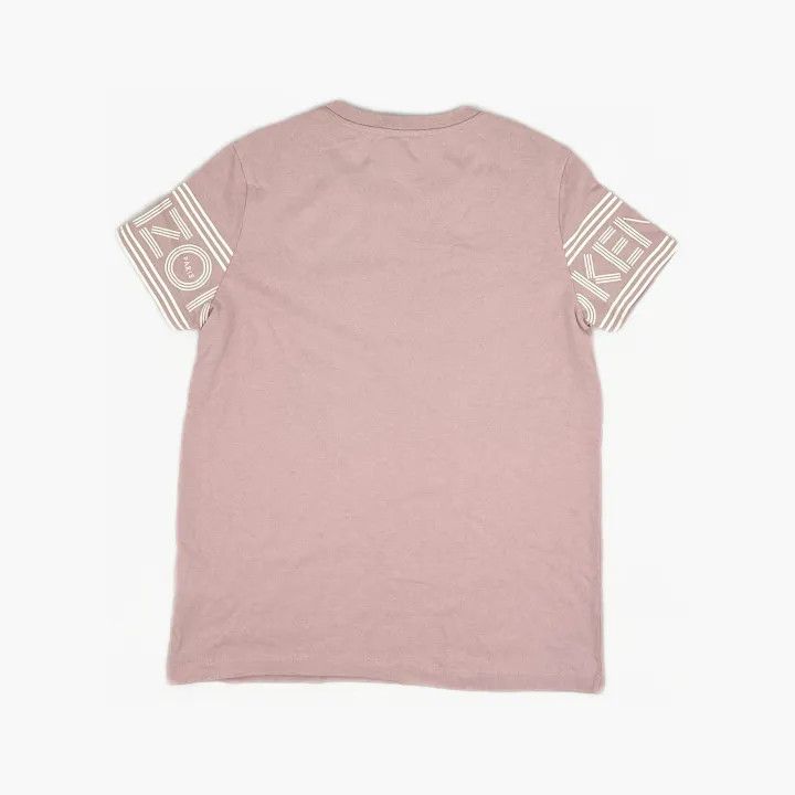 Kenzo KENZO Logo Print Short Sleeve T-Shirt in Pink 0079 Size XS / US 0-2 / IT 36-38 - 3 Thumbnail