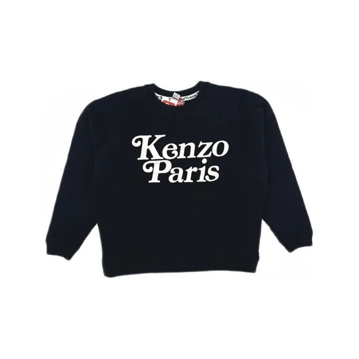 Kenzo Kenzo Black Logo Print Long Sleeve Sweatshirt 0079 Size M / US 6-8 / IT 42-44 - 2 Thumbnail