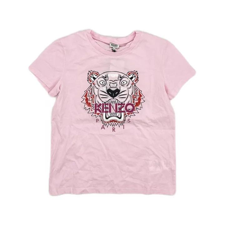 Kenzo KENZO Pink Tiger Print Short Sleeve T-Shirt 0079 Size M / US 6-8 / IT 42-44 - 2 Thumbnail