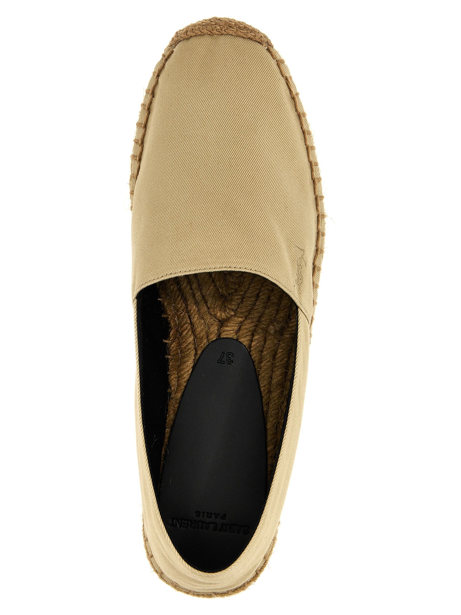 Saint Laurent Paris Logo embroidery espadrilles Size US 5 / IT 35 - 4 Thumbnail