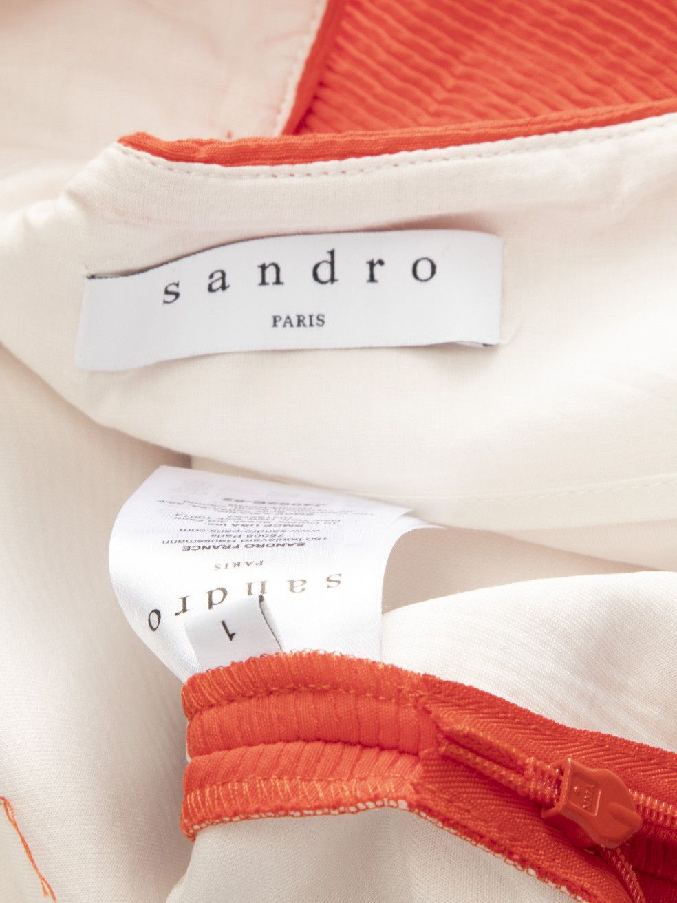 Sandro Red Flared Mini Skirt Size 27" / US 4 / IT 40 - 5 Thumbnail
