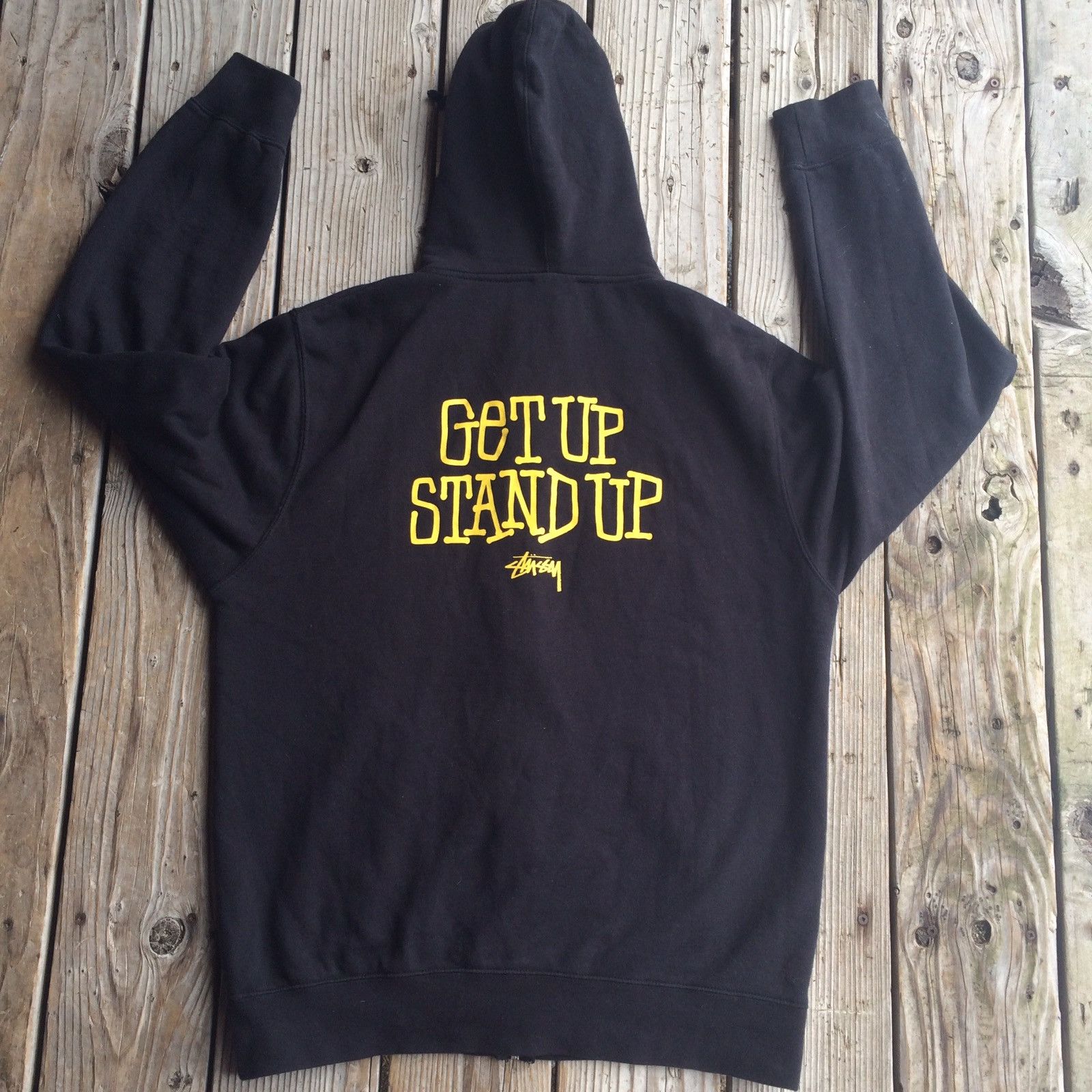 Stussy Get Up Stand Up Vintage Stussy Hoodie | Grailed