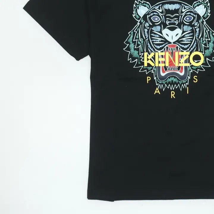 Kenzo Kenzo Black Tiger Graphic Short Sleeve T-Shirt 0079 Size XL / US 12-14 / IT 48-50 - 4 Thumbnail