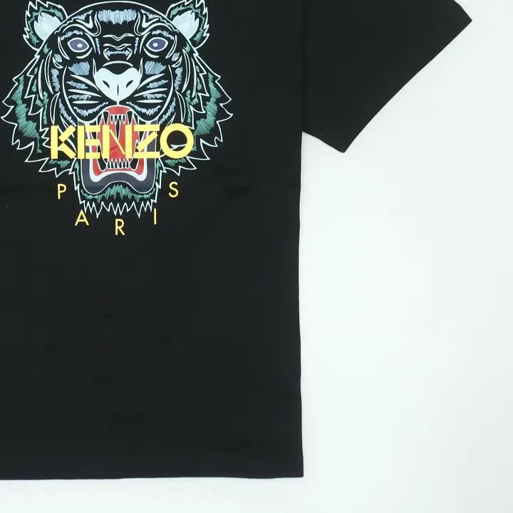 Kenzo Kenzo Black Tiger Graphic Short Sleeve T-Shirt 0079 Size XL / US 12-14 / IT 48-50 - 5 Thumbnail