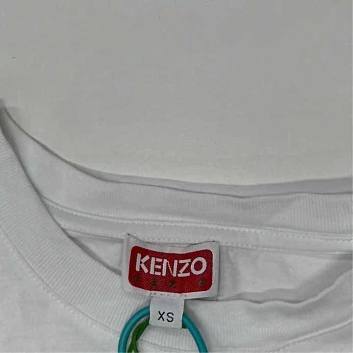 Kenzo KENZO Elephant Print Short Sleeve T-Shirt 0079 Size XS / US 0-2 / IT 36-38 - 3 Thumbnail