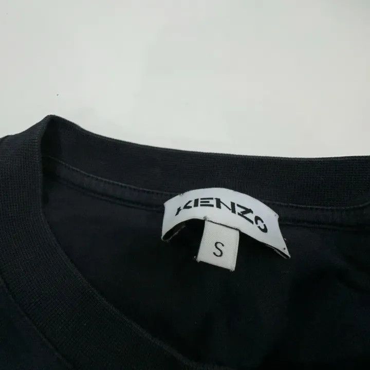 Kenzo KENZO Black Tiger Logo Short Sleeve Dress 0079 Size S / US 4 / IT 40 - 5 Thumbnail