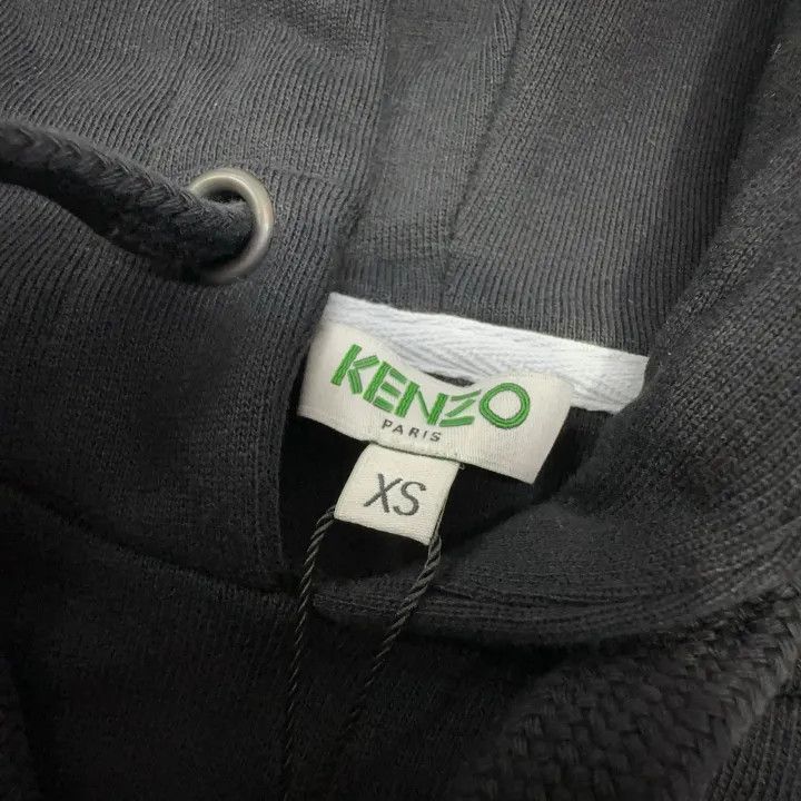 Kenzo KENZO Eye Print Black Hooded Sweatshirt 0079 Size XS / US 0-2 / IT 36-38 - 4 Thumbnail