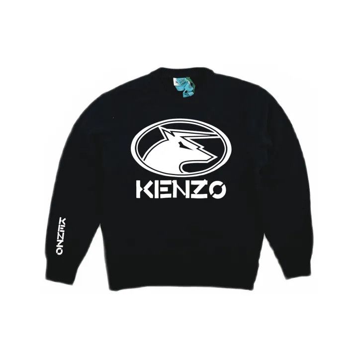 Kenzo KENZO Black Graphic Crewneck Sweatshirt for Women 0079 Size S / US 4 / IT 40 - 2 Thumbnail