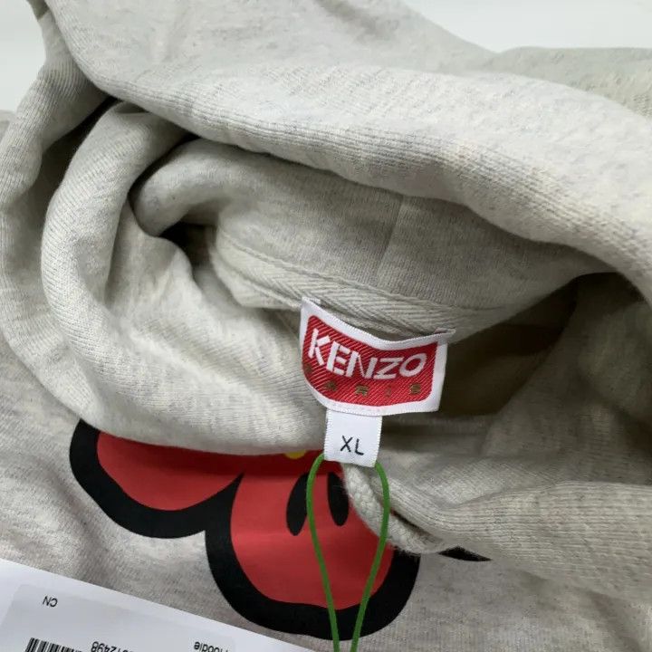 Kenzo KENZO Floral Print Hooded Sweatshirt for Women 0079 Size XL / US 12-14 / IT 48-50 - 4 Thumbnail