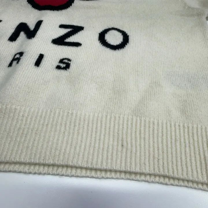Kenzo Kenzo Floral Logo Knitted Sweater for Women 0079 Size L / US 10 / IT 46 - 6 Thumbnail