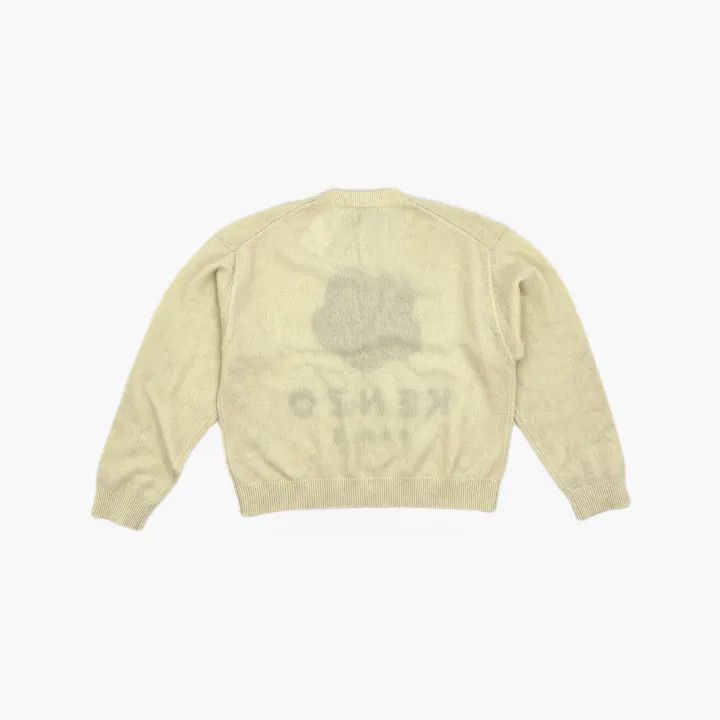 Kenzo Kenzo Floral Logo Knitted Sweater for Women 0079 Size L / US 10 / IT 46 - 2 Thumbnail