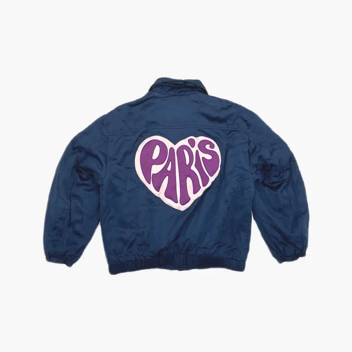 Kenzo KENZO Blue Long Sleeve Heart Zip Jacket 0079 Size S / US 4 / IT 40 - 3 Thumbnail