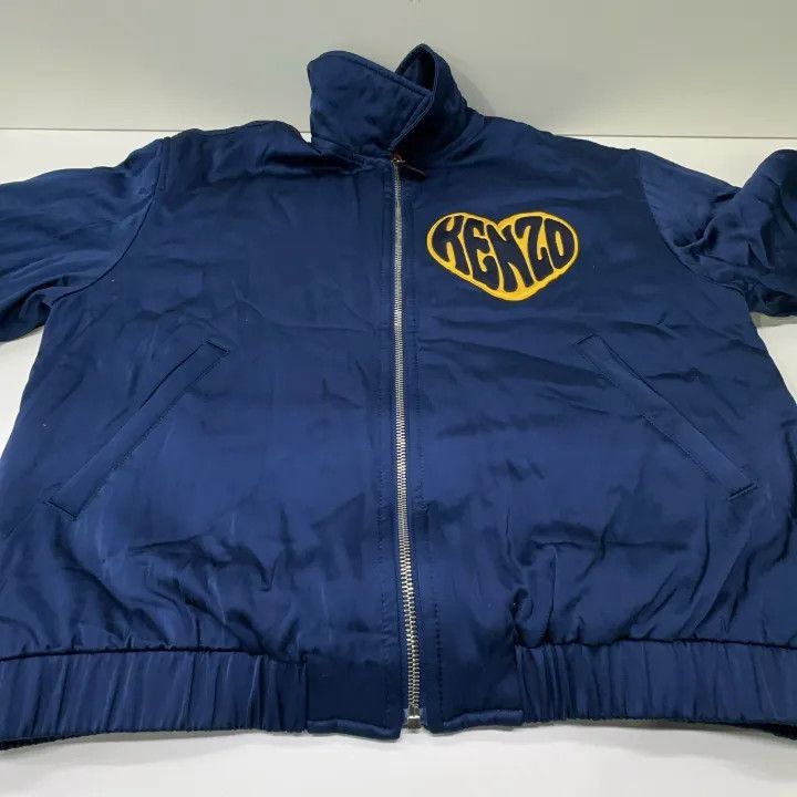 Kenzo KENZO Blue Long Sleeve Heart Zip Jacket 0079 Size S / US 4 / IT 40 - 12 Thumbnail