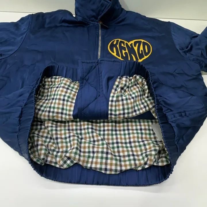 Kenzo KENZO Blue Long Sleeve Heart Zip Jacket 0079 Size S / US 4 / IT 40 - 13 Thumbnail