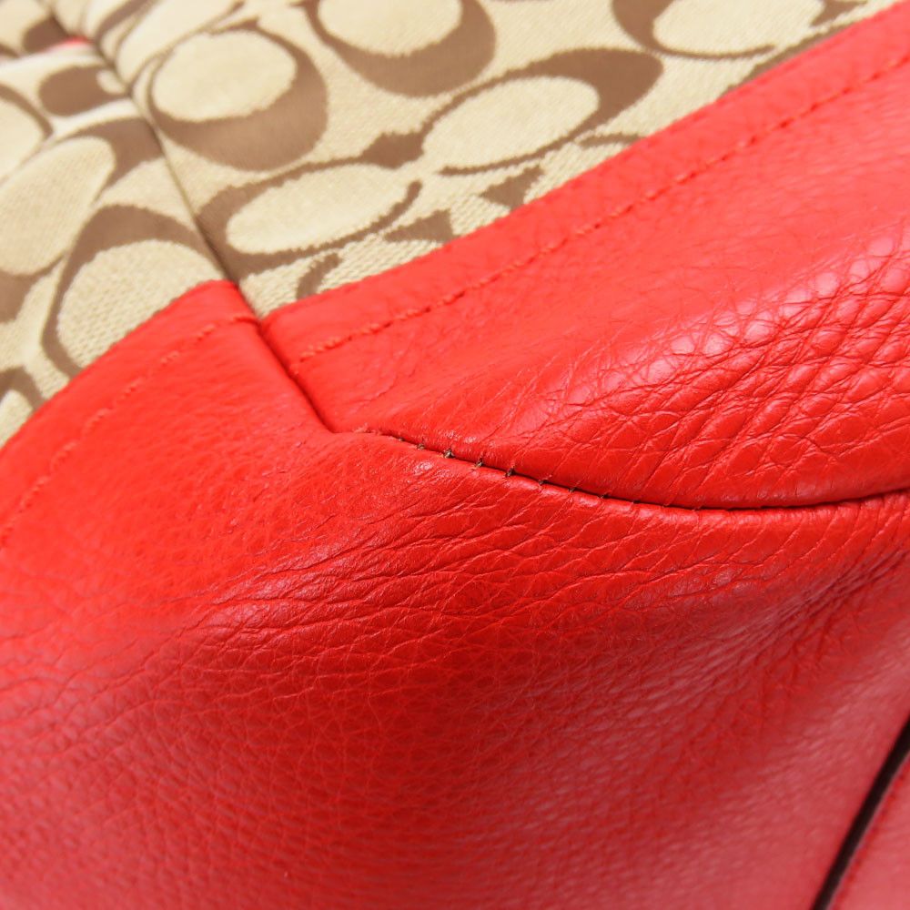 Coach Coach Coach Signature canvas leather tote bag Canvas Tote Bag F23297 Size ONE SIZE - 15 Thumbnail