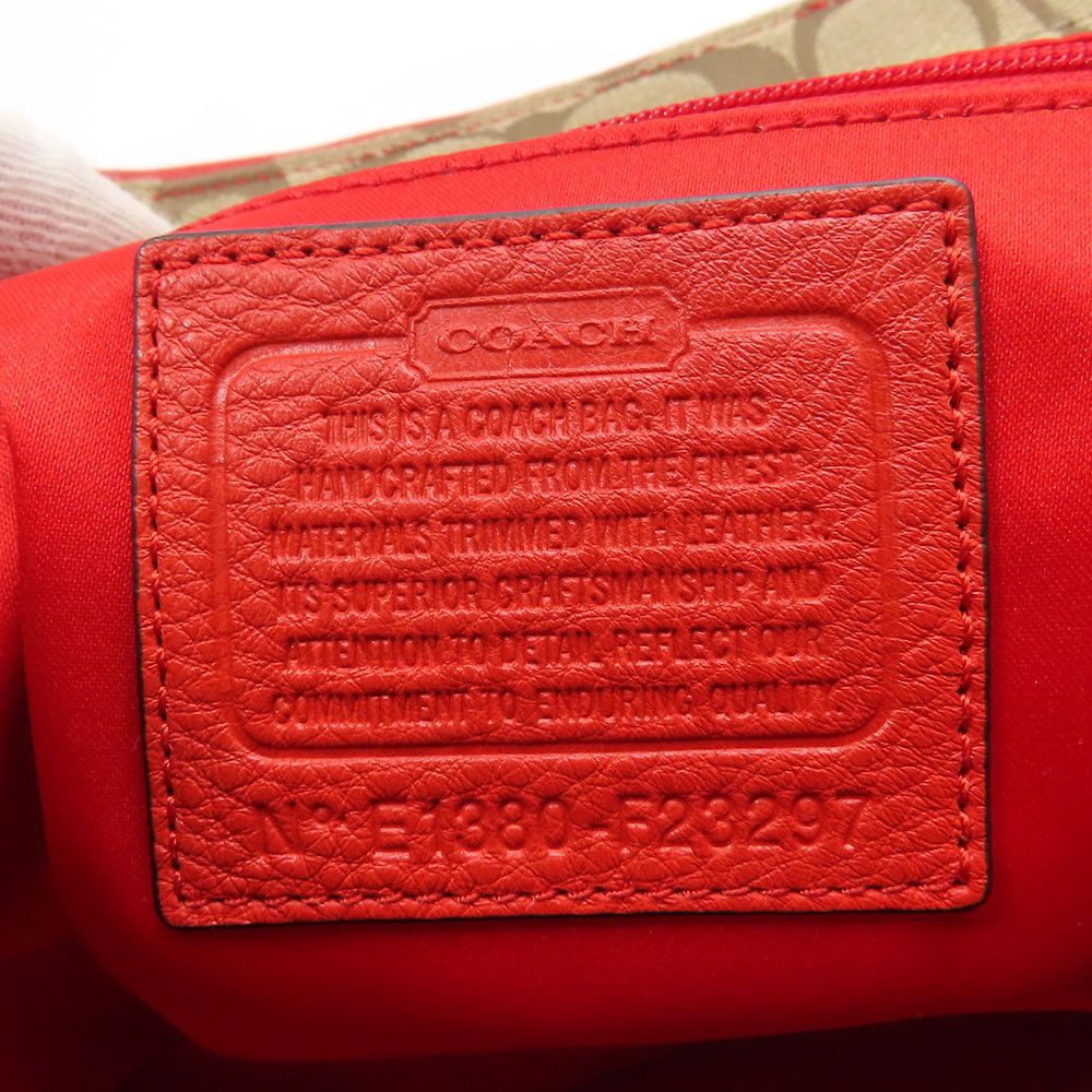 Coach Coach Coach Signature canvas leather tote bag Canvas Tote Bag F23297 Size ONE SIZE - 18 Thumbnail