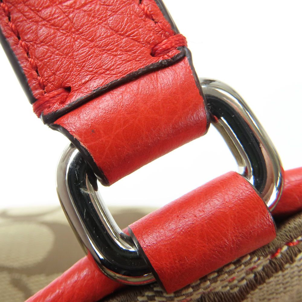 Coach Coach Coach Signature canvas leather tote bag Canvas Tote Bag F23297 Size ONE SIZE - 12 Thumbnail