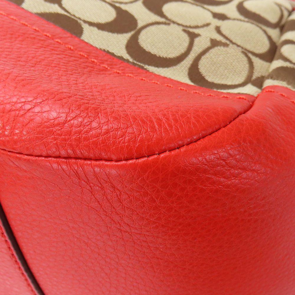 Coach Coach Coach Signature canvas leather tote bag Canvas Tote Bag F23297 Size ONE SIZE - 16 Thumbnail