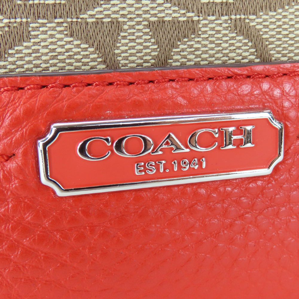 Coach Coach Coach Signature canvas leather tote bag Canvas Tote Bag F23297 Size ONE SIZE - 5 Thumbnail