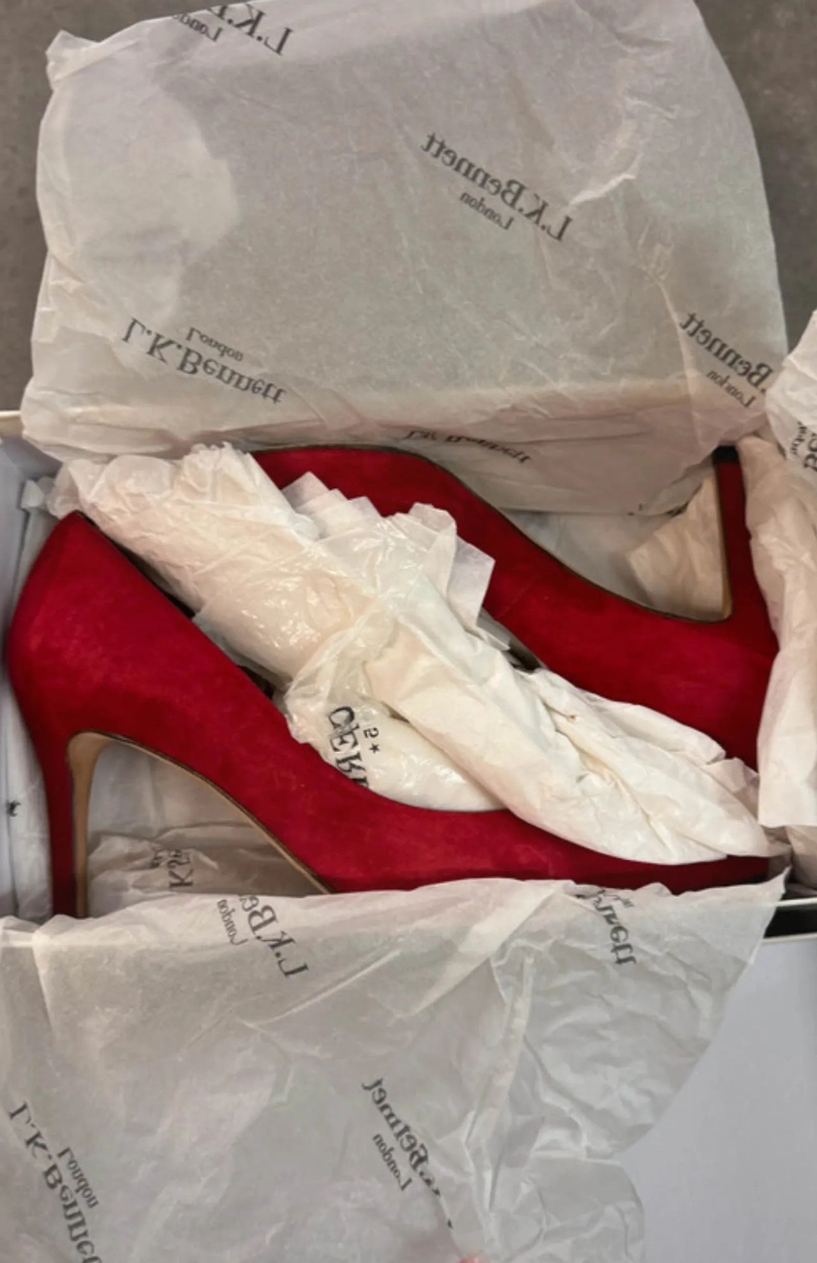 LK Bennett Lk Bennett Floret Stiletto Heeled Court Shoes Heels Size US 11.5 / IT 41.5 - 3 Thumbnail