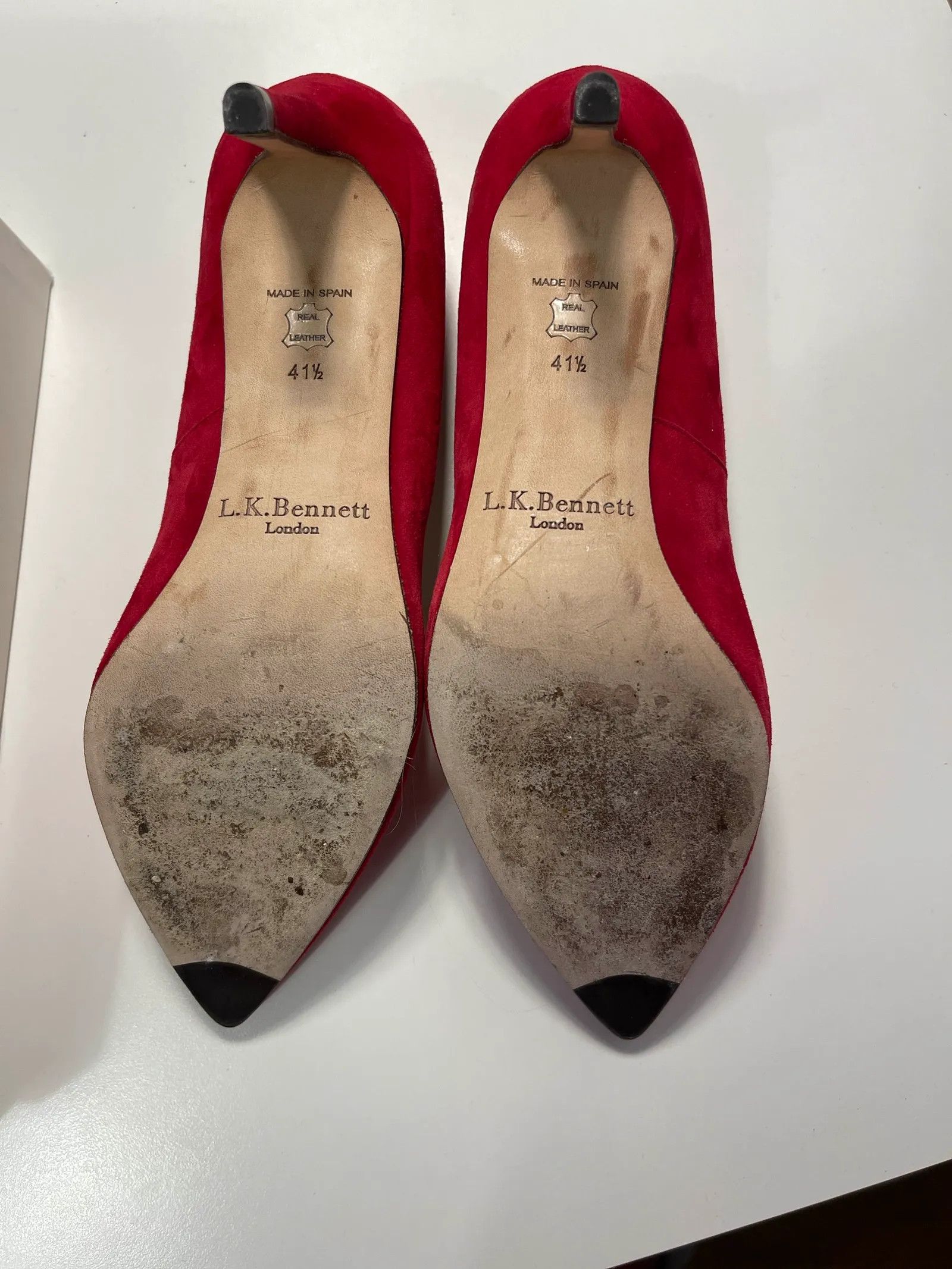 LK Bennett Lk Bennett Floret Stiletto Heeled Court Shoes Heels Size US 11.5 / IT 41.5 - 4 Thumbnail