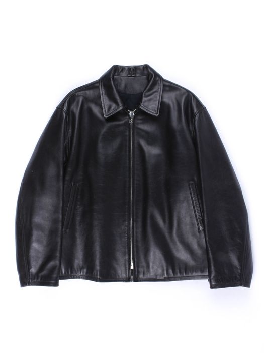 Yohji Yamamoto AW91 Ready for Duty Pinup Black Leather Jacket | Grailed