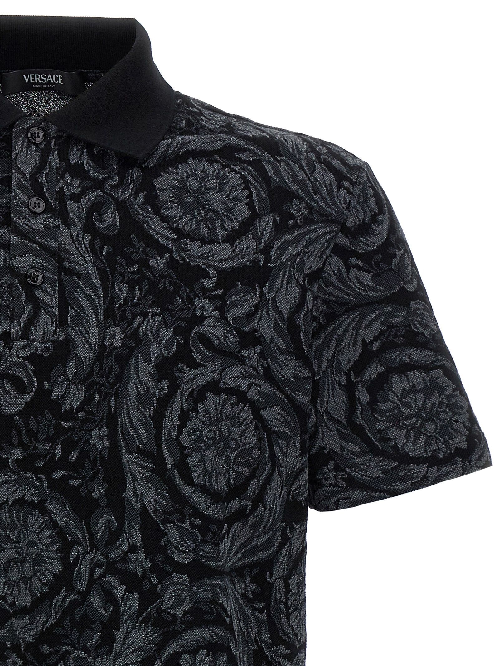 Versace Baroque Polo Shirt Size US XS / EU 42 / 0 - 3 Thumbnail