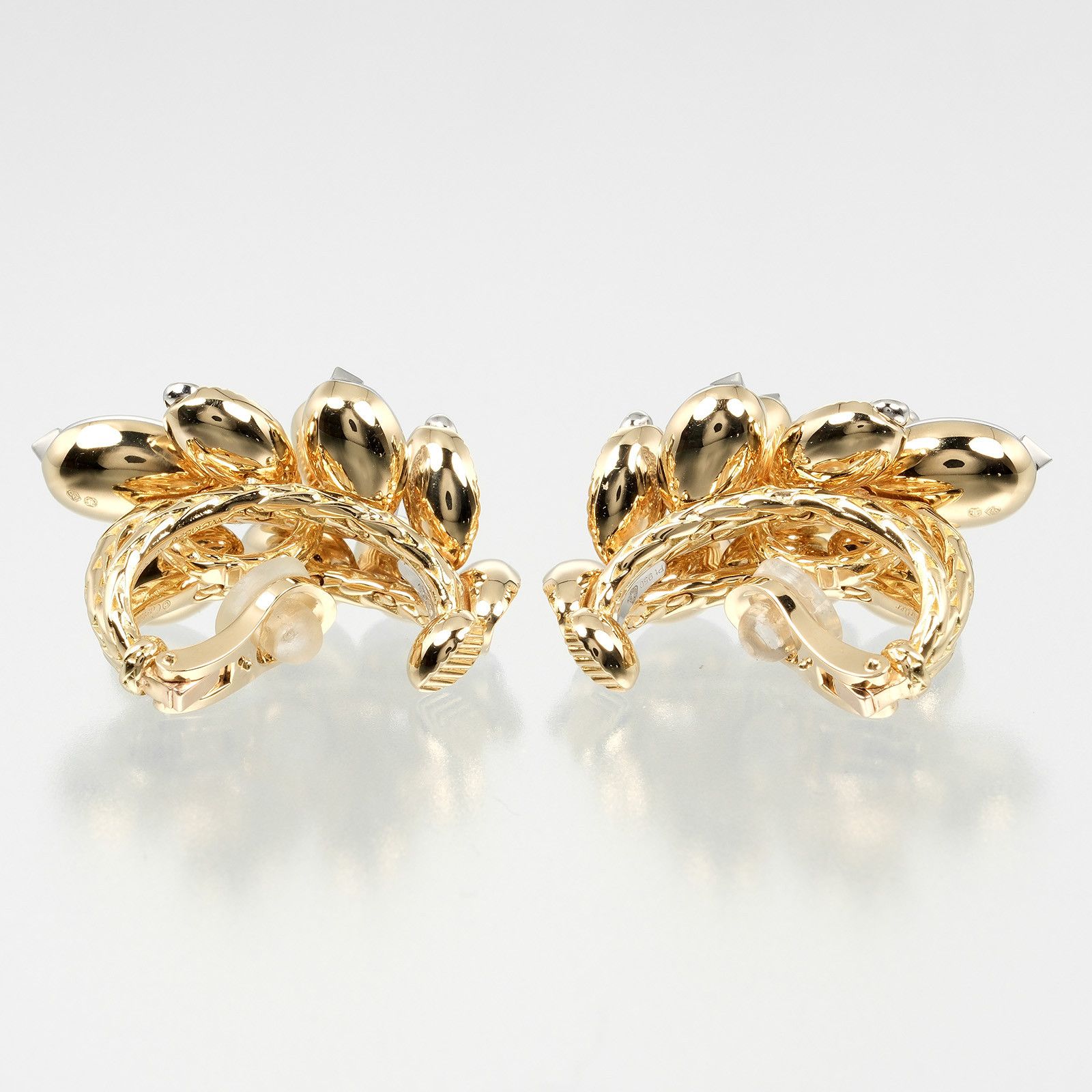 Cartier Cartier Cartier Grain de Café Au750 Pt950 Diamond Earrings Metal Earrings H8001181 Size ONE SIZE - 9 Thumbnail