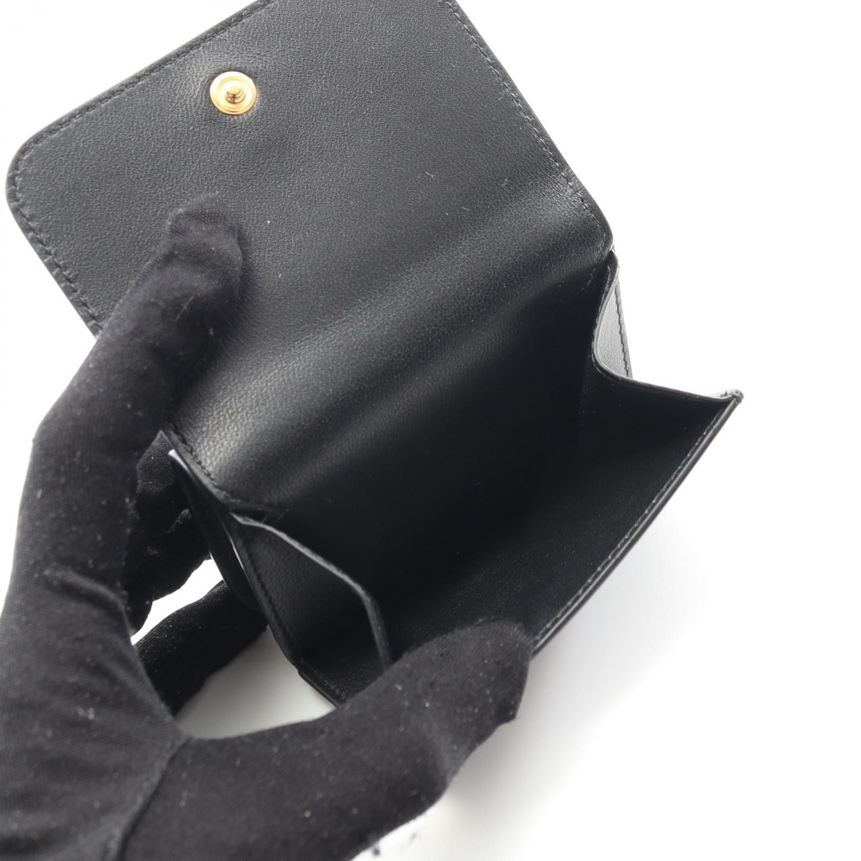 Balenciaga Balenciaga Balenciaga Trifold Wallet Leather Wallet Leather Short Wallet 8109042ABGH1000 Size ONE SIZE - 4 Thumbnail