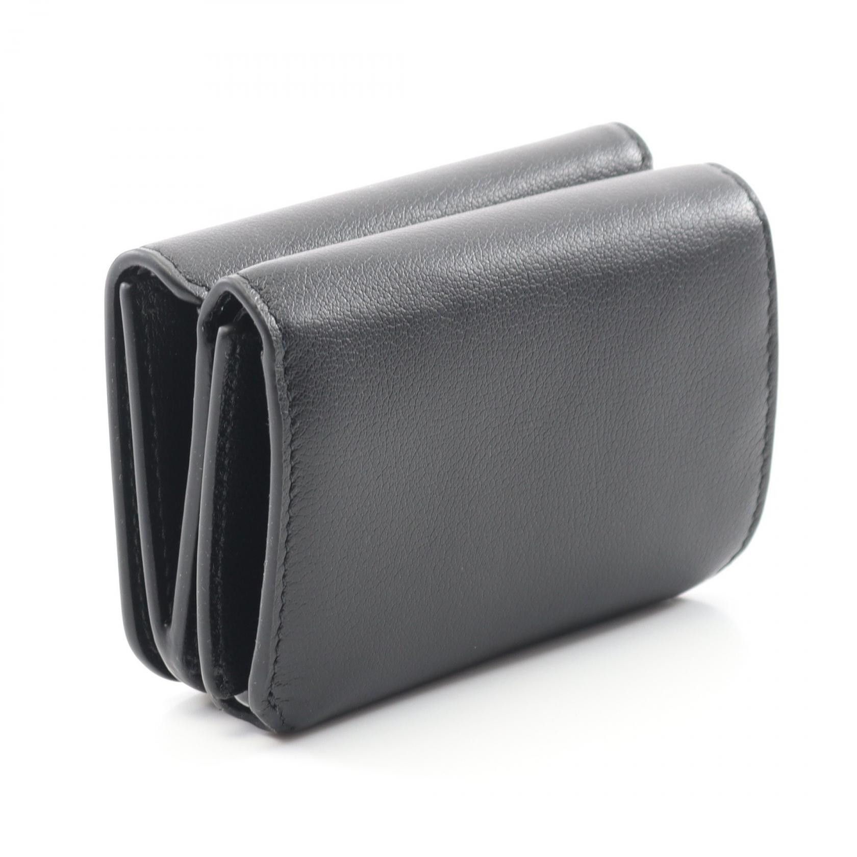 Balenciaga Balenciaga Balenciaga Trifold Wallet Leather Wallet Leather Short Wallet 8109042ABGH1000 Size ONE SIZE - 2 Thumbnail