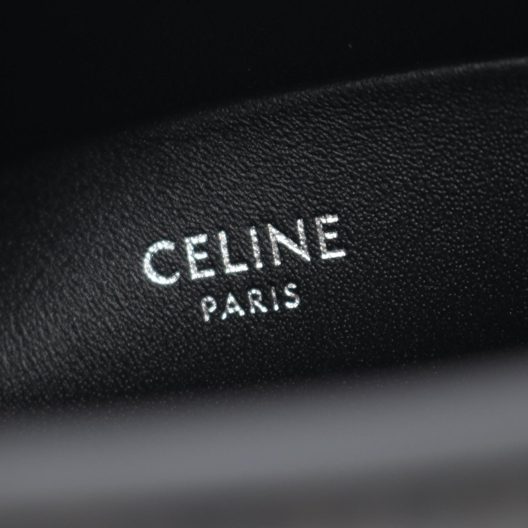 Celine Celine Celine Tilly Trionphe Leather Shoulder Bag Leather Shoulder Bag 115703BF438SI Size ONE SIZE - 4 Thumbnail