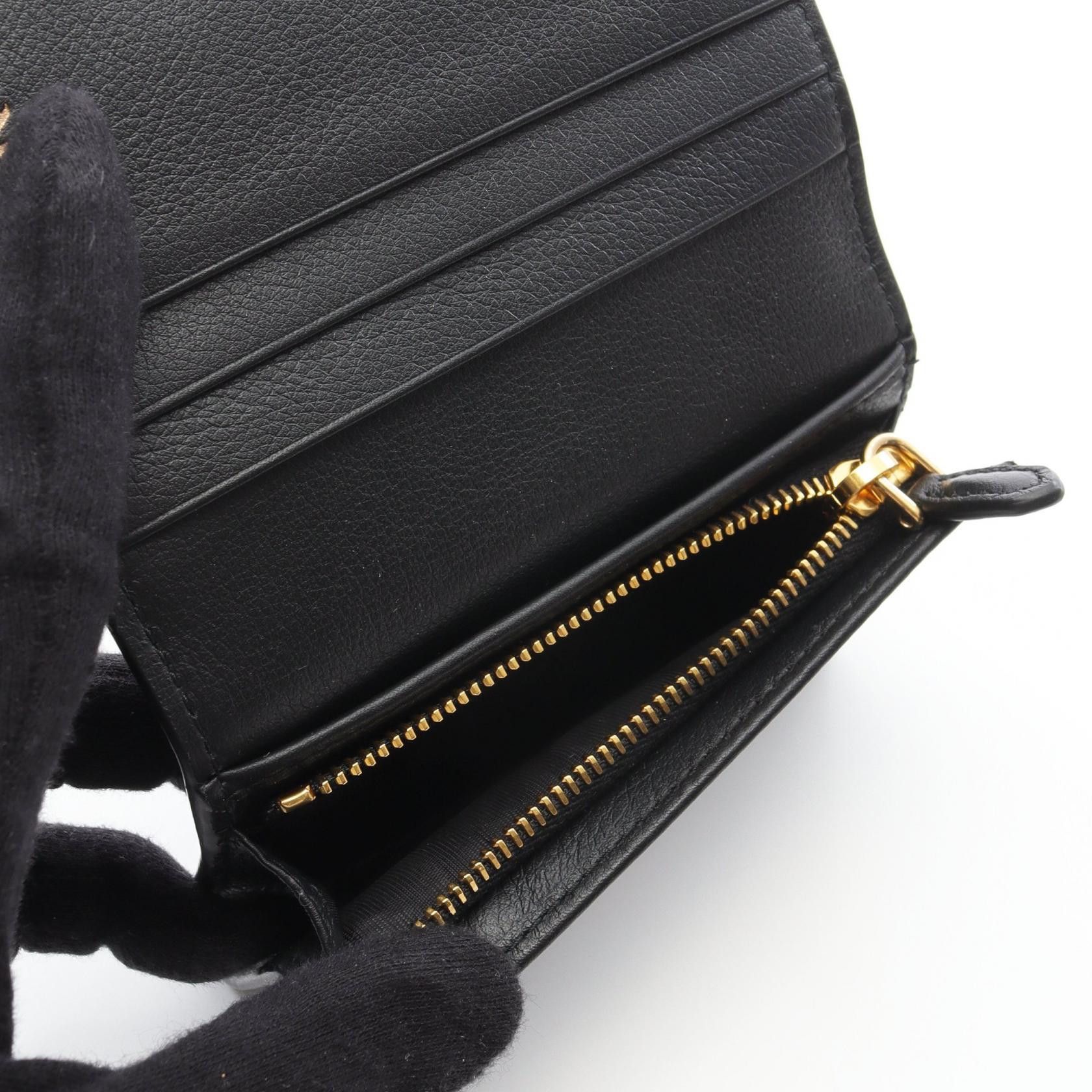 Prada Prada Prada SOFT GRAIN Leather Wallet Leather Short Wallet 1MV0212CYSF0002 Size ONE SIZE - 3 Thumbnail
