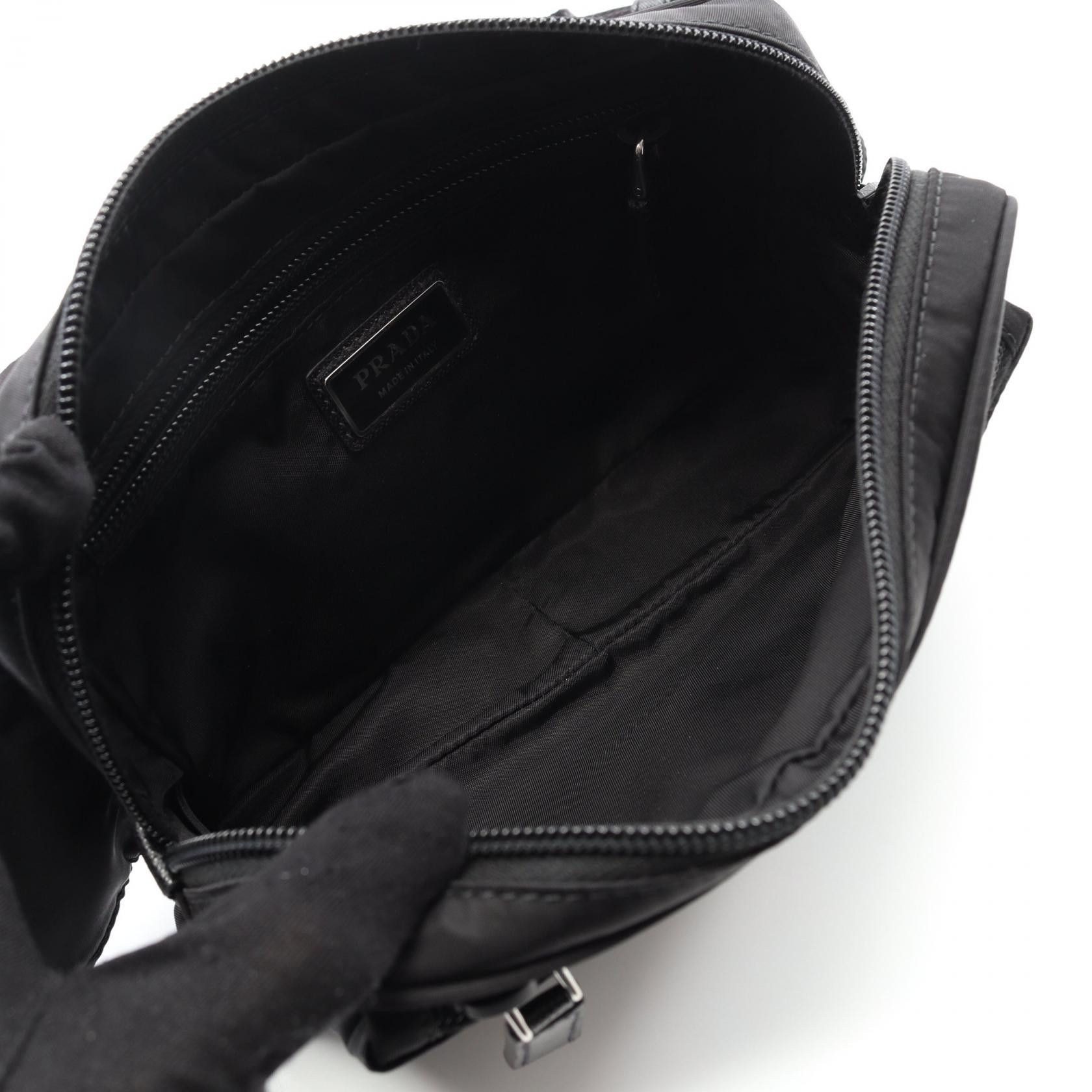 Prada Prada Prada TESSUTO Nylon Waist Bag Others Belt Bag 2VL977F0002 Size ONE SIZE - 3 Thumbnail