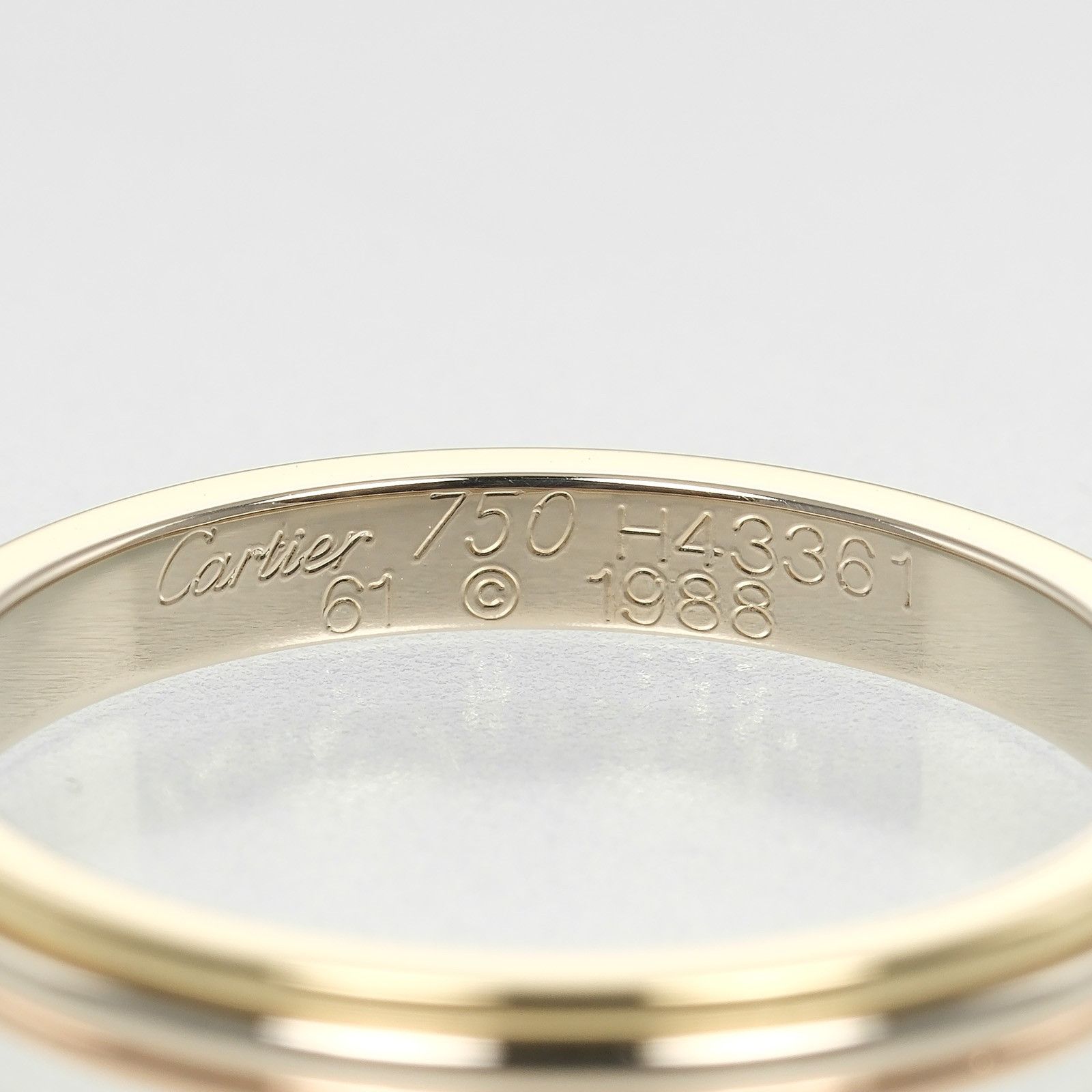 Cartier Cartier Cartier Vendome Au750 Ring Size 20.5 Metal Ring Size ONE SIZE - 4 Thumbnail