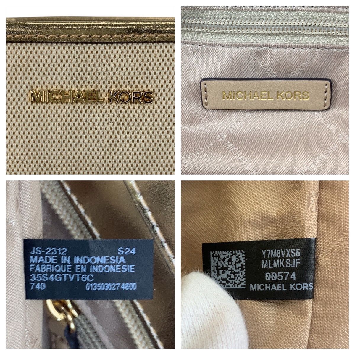 Michael Kors Michael Kors Michael Kors Jet Set Travel Canvas 2way Bag Canvas Shoulder Bag 35S4GTVT6C DUTY FREE for USA Size ONE SIZE - 4 Thumbnail