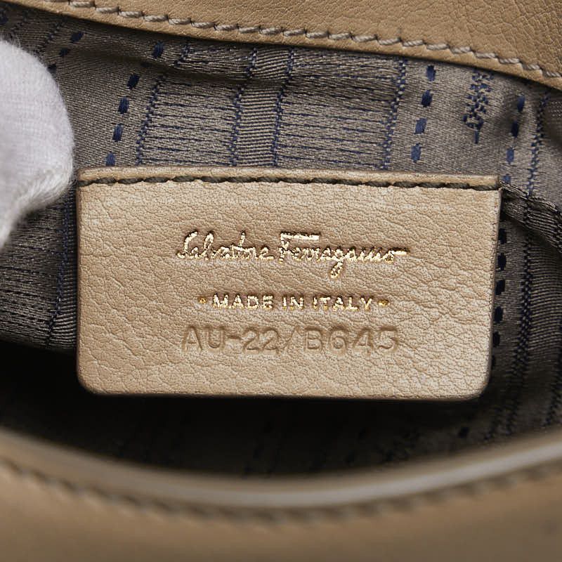 Salvatore Ferragamo Salvatore Ferragamo Salvatore Ferragamo Gancini Leather Shoulder Bag Leather Crossbody Bag Size ONE SIZE - 13 Thumbnail