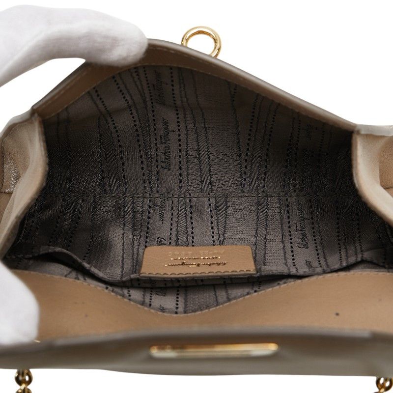 Salvatore Ferragamo Salvatore Ferragamo Salvatore Ferragamo Gancini Leather Shoulder Bag Leather Crossbody Bag Size ONE SIZE - 12 Thumbnail