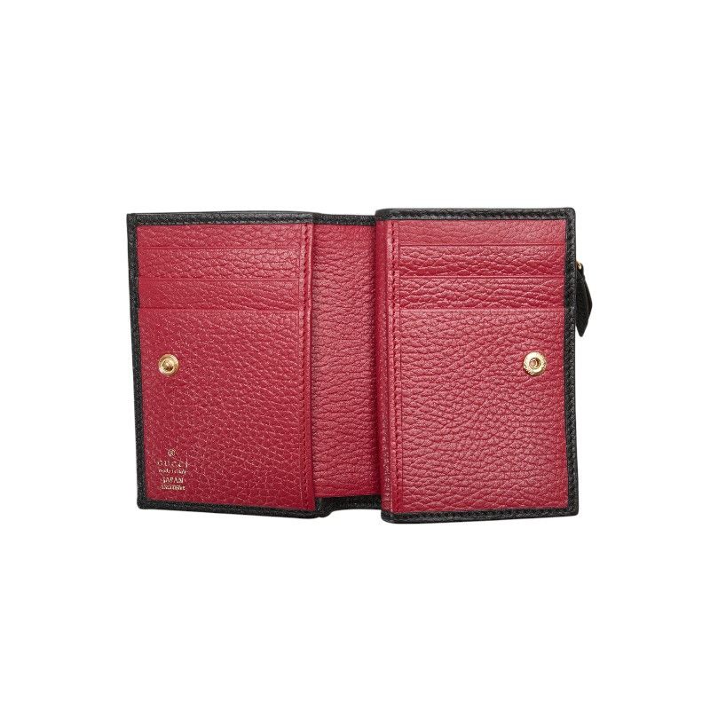 Gucci Gucci Gucci Double G Japan Limited Leather Wallet Leather Short Wallet 772738 Size ONE SIZE - 4 Thumbnail
