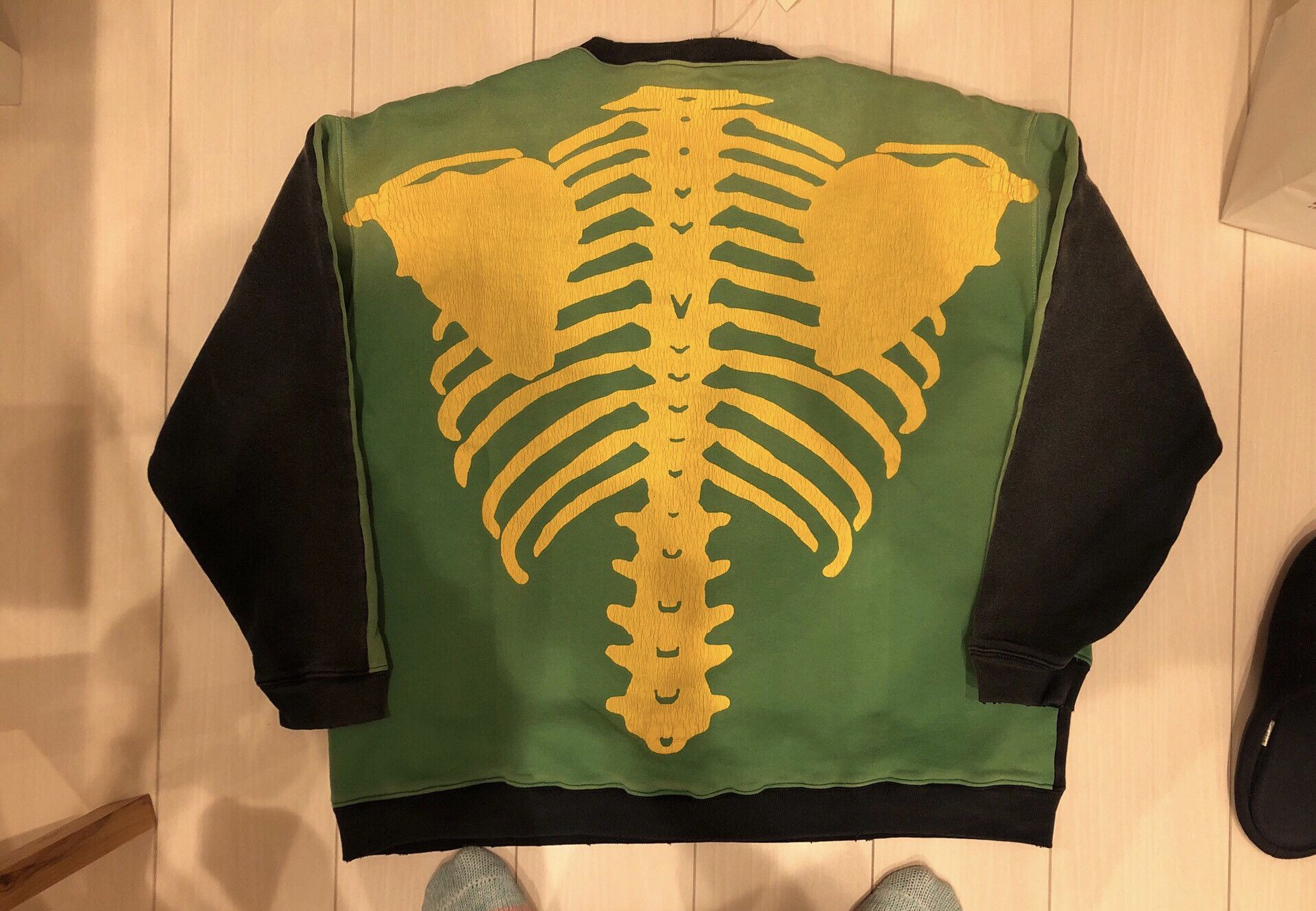 Kapital Kountry kapital bone skeleton hoodie black A$AP