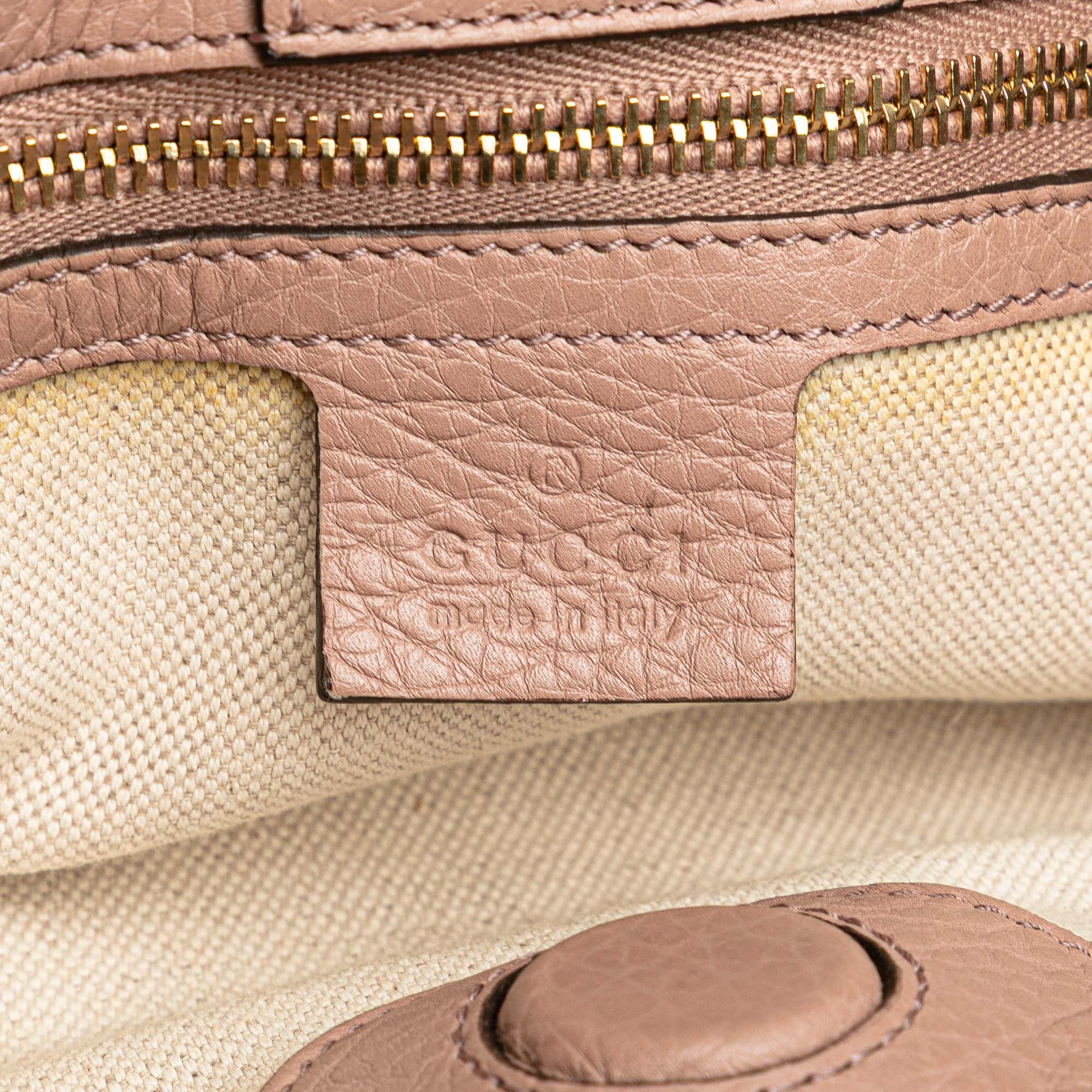 Gucci Gucci Small Calfskin Bamboo Shopper Satchel Size ONE SIZE - 5 Thumbnail