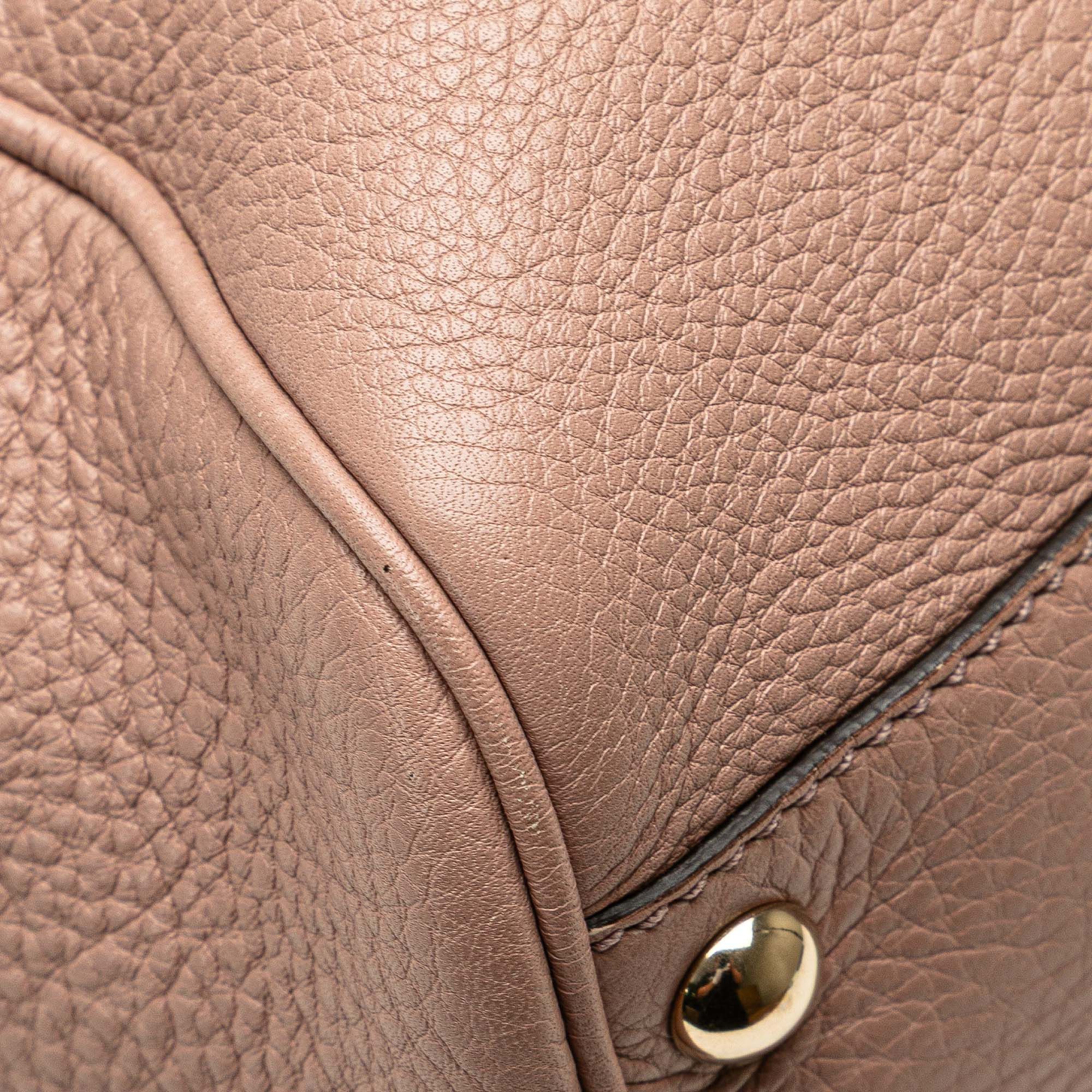 Gucci Gucci Small Calfskin Bamboo Shopper Satchel Size ONE SIZE - 10 Thumbnail