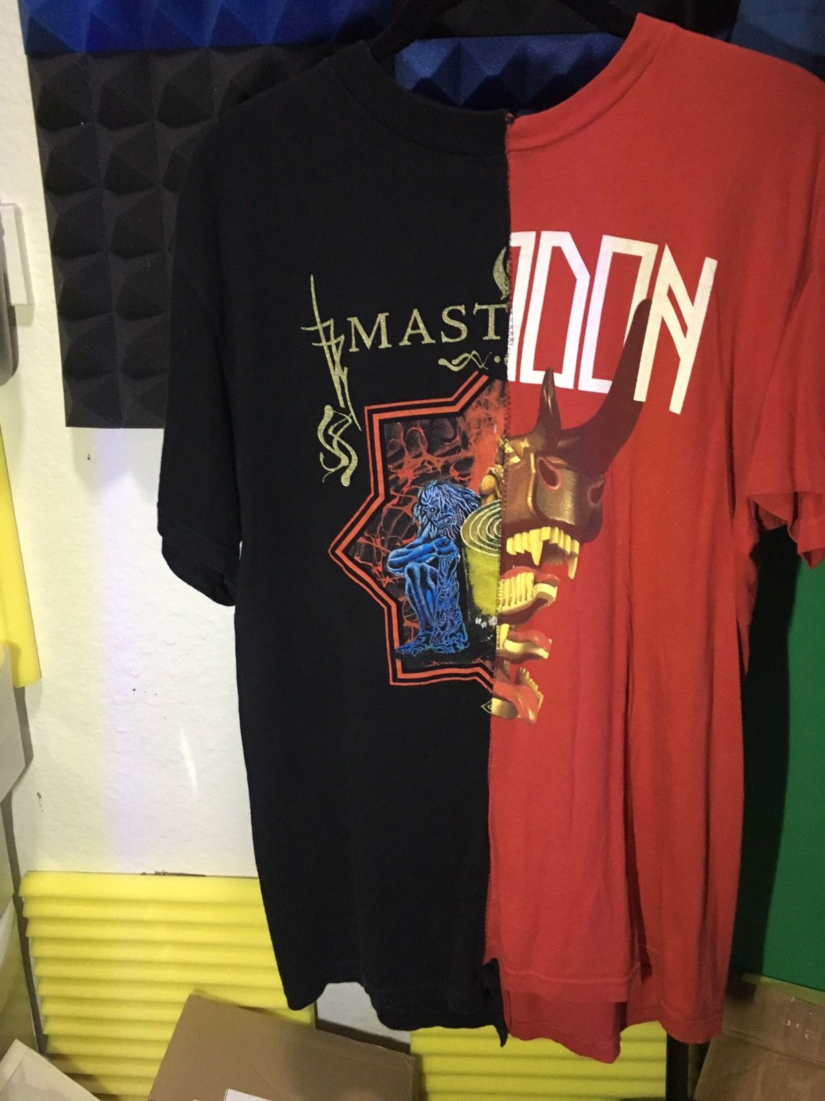 Band Tees × Vintage Mastodon Custom Vintage Split Band Tee Size US S / EU 44-46 / 1 - 2 Thumbnail
