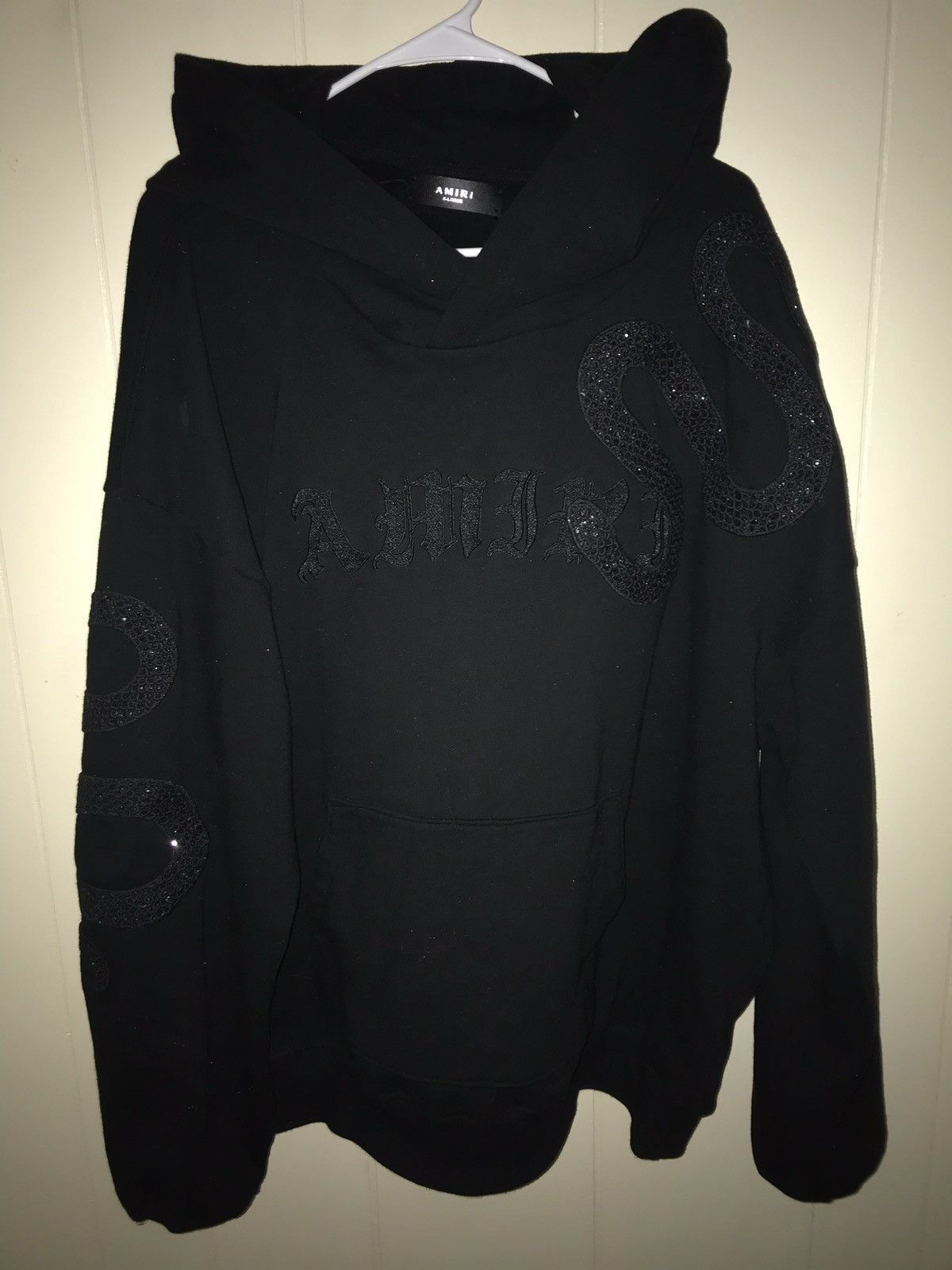 Amiri glitter snake hoodie best sale