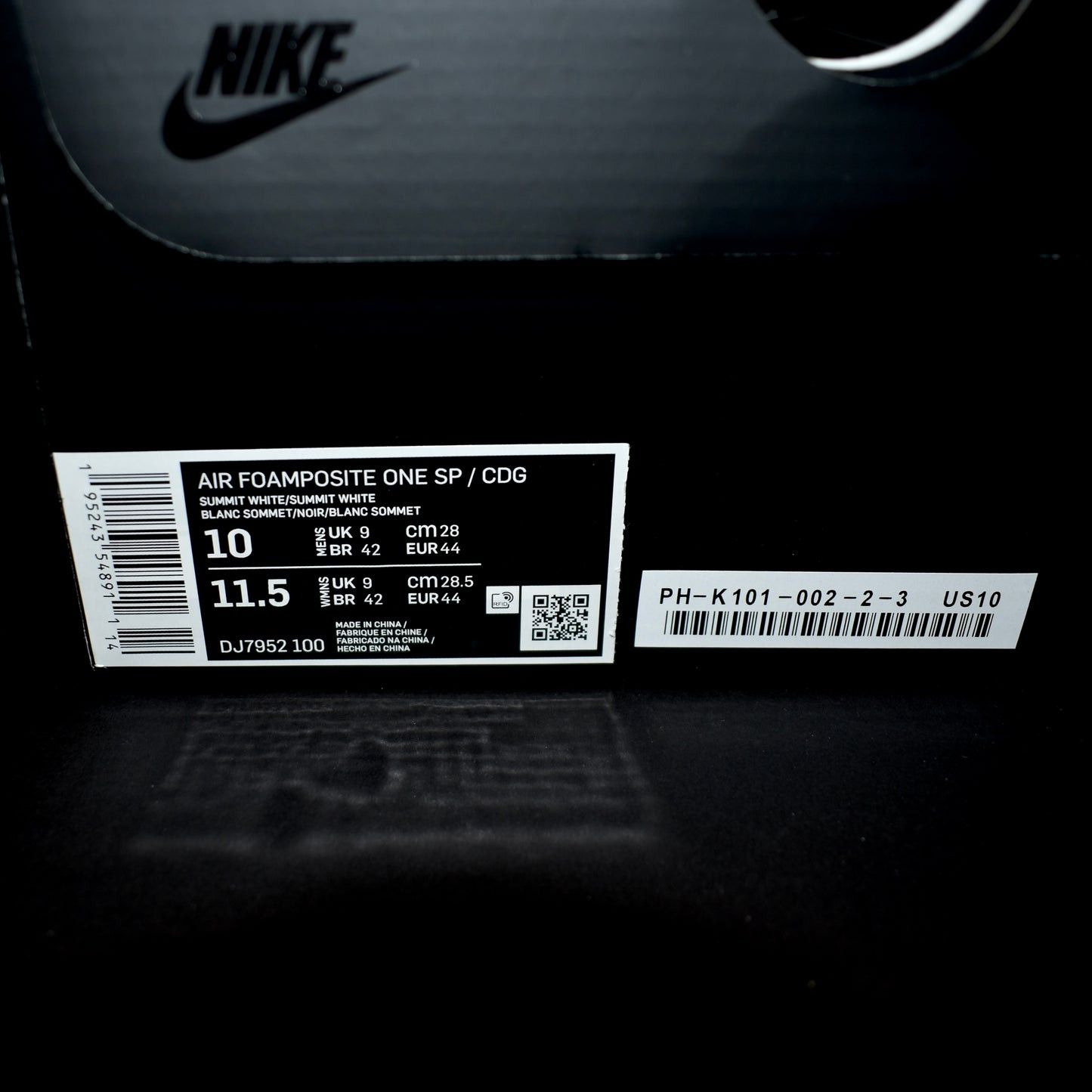 Comme des Garcons × Nike Nike CDG Air Foamposite One SP White Size US 10 / EU 43 - 15 Thumbnail